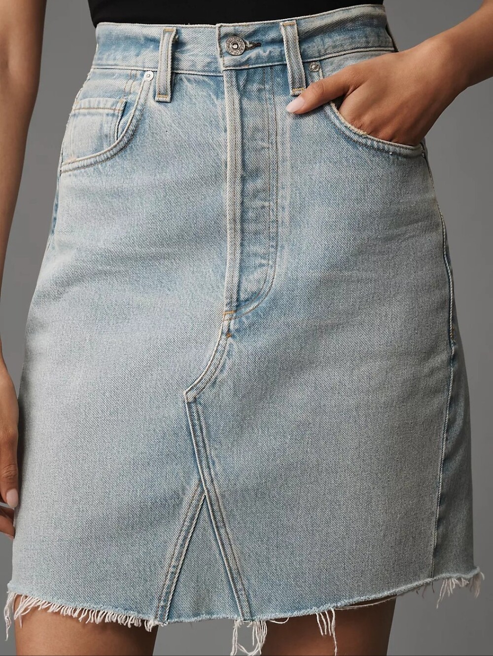 NWT Citizens Of Humanity Carolina Deconstructed Knee Skirt